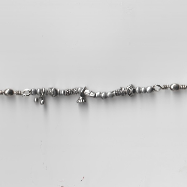 BEADED TRACK PANTS IN PIGMENT WASHED BLACK : 604SERVICE