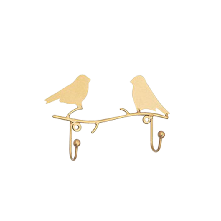 TRANQUILLO Hook Bar BIRD GOLD 2 hooks (H257) 라이프 스타일 편집샵, 보스코