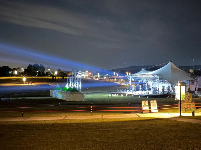 야외 대형무대 조명