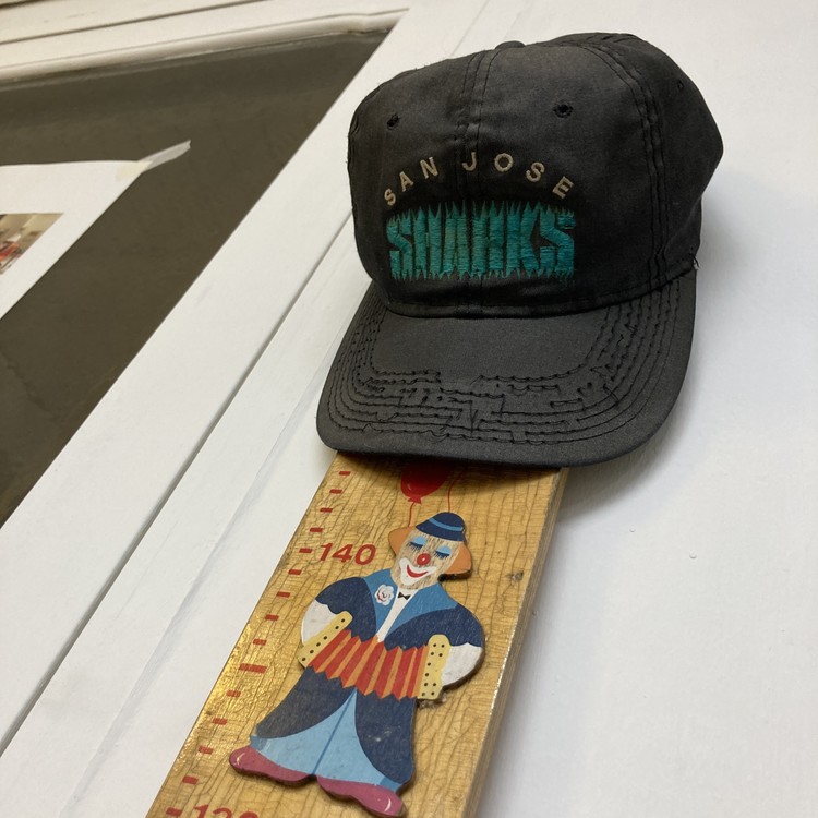 Casquette Snapback Vintage San Jose Sharks NHL - Années 90 - Neuve - Fabriquée USA