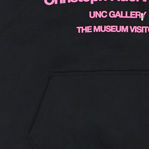 TMV X UNC LETTERING HOODIE (BLACK) : THE MUSEUM VISITOR