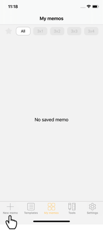 Nemonic App - Create a New Memo : FAQ - Nemonic Label & Sticky Note Printer