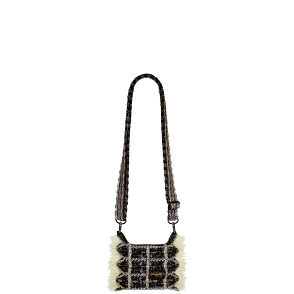 TWEED MINI SACOCHE BAG LIME : PLEATSMAMA: Sustainable Knit