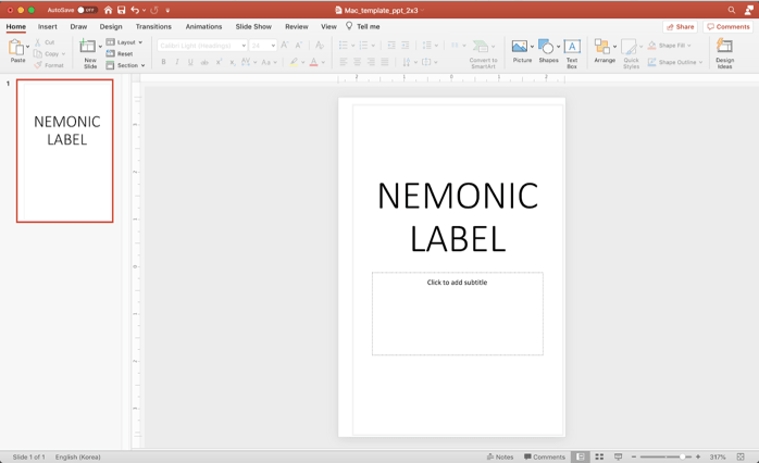 Set Paper ( Office Program - MAC ) : FAQ - Nemonic Label & Sticky Note ...