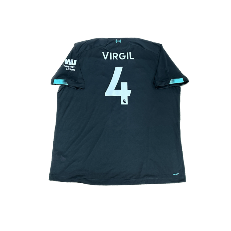 Maillot De Foot Liverpool Third 2019/2020 NEW BALANCE - Taille S, Neuf, Joueur #4 Virgil