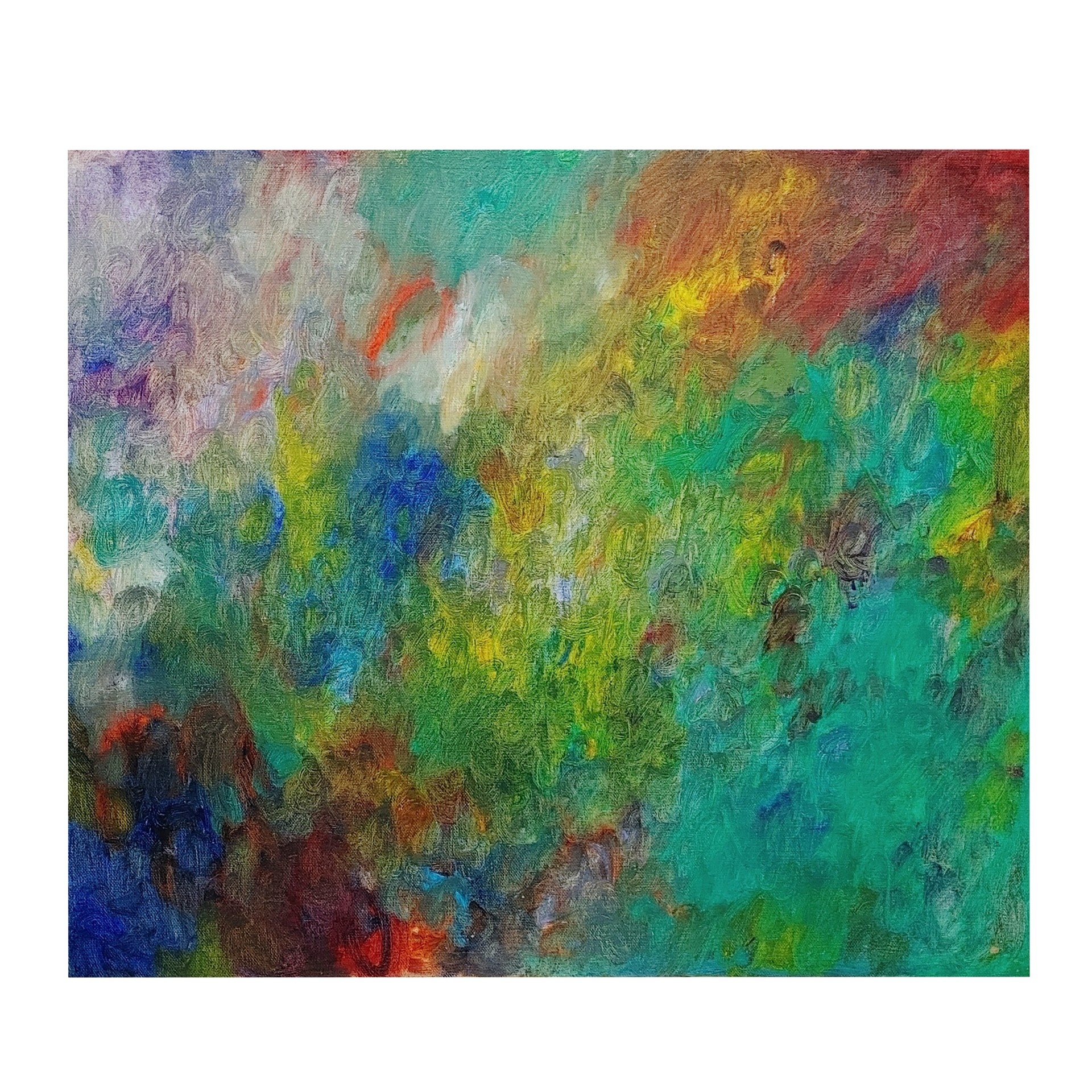 공상, 2022, oil on canvas, 45.5x53cm
