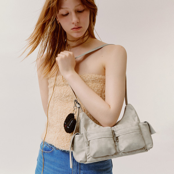 포켓 머그백 pocket mug bag M vintage ivory : SAMO ONDOH