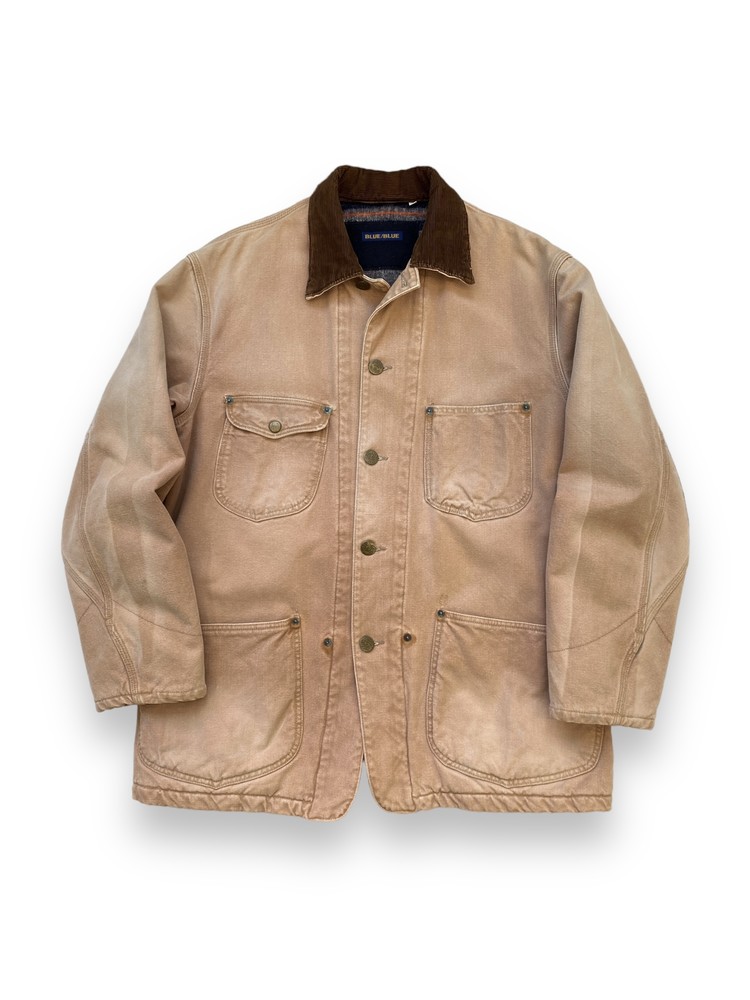 Blue Blue Japan Blanket Lined Canvas Chore Jacket (M,103105) 라이트하우스 스토어