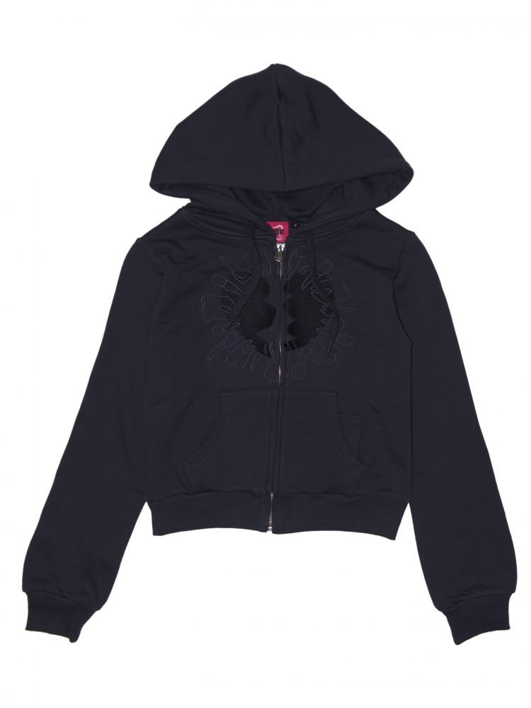 Broken Heart zip-up hoodie GRAY : KATER