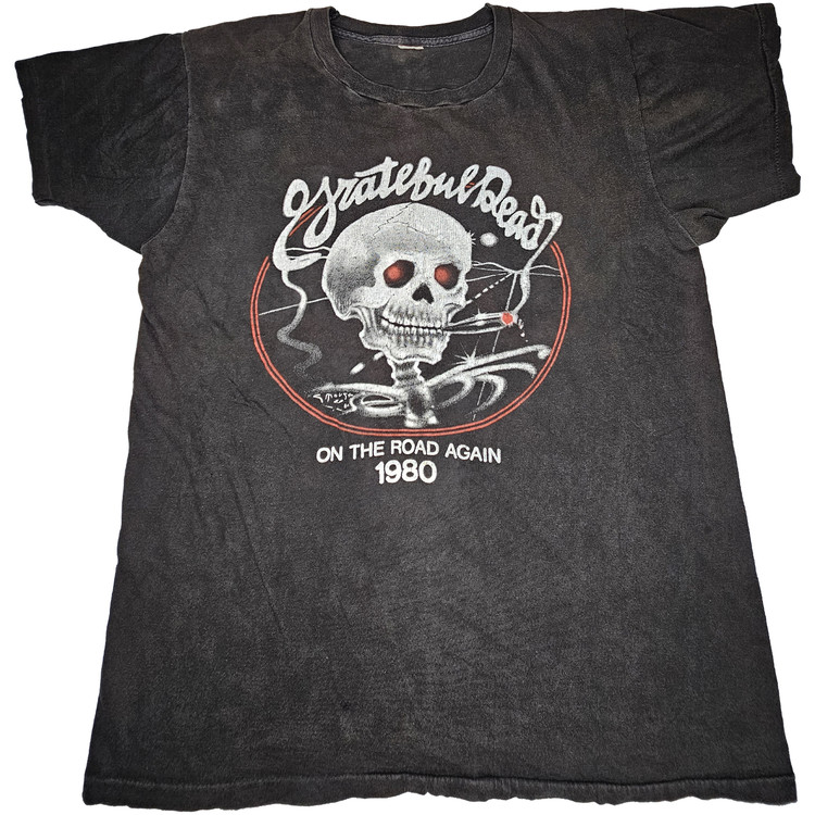 GRATEFUL DEAD - ON THE ROAD AGAIN 1980 (L) TEE : VNTGdept