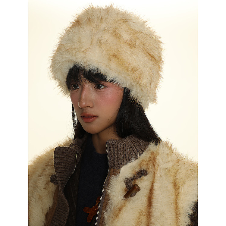 Moromoro Vintage Winter Fur Hat 유스키트 Youthkit