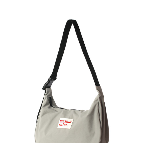 【masmarulez】Halfmoon cross bag MUSINSA | MASMARULEZ Halfmoon cross bag _ Gray