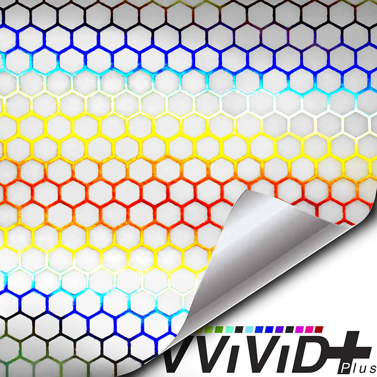 VVIVID+ Holographic Weave Red Gloss