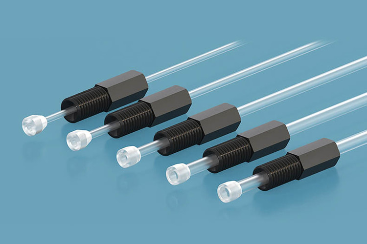[Fitting] Anti-twist Flangeless Fitting UNF 나사탭 아답터 피팅 PP,PTFE 재질 1/4 ...