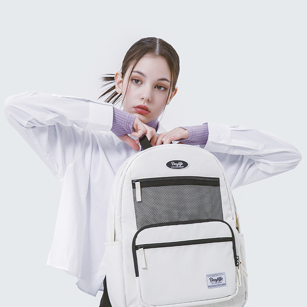 バッグ DAYLIFE DOUBLE STRING BACKPACK (white) 2022 daylife Double String Backpack 白 通学 - メルカリ