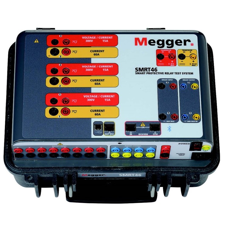 MEGGER 메거 SMRT46 3상 보호계전기 시험기