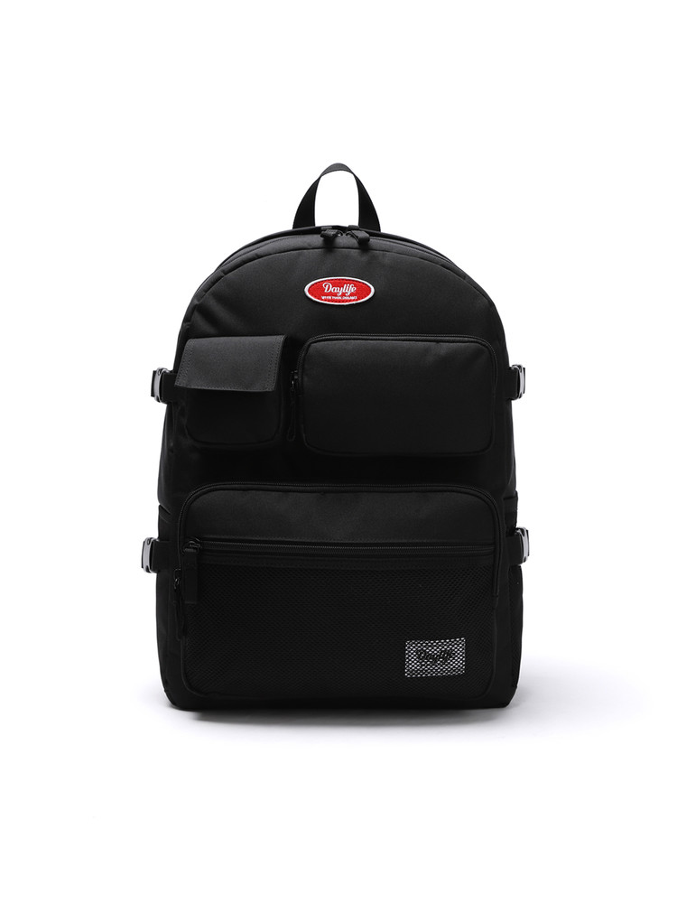 DAYLIFE MULTI POCKET BACKPACK BLACK DAYLIFE Inspired by the scenes we love