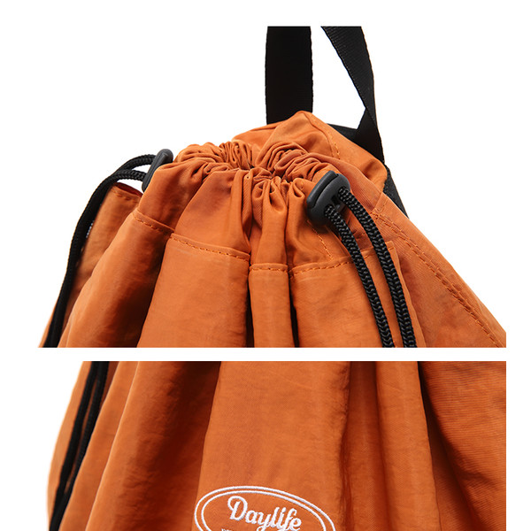 DAYLIFE DRAW STRING BACKPACK (ORANGE) : デイライフ - 私たち