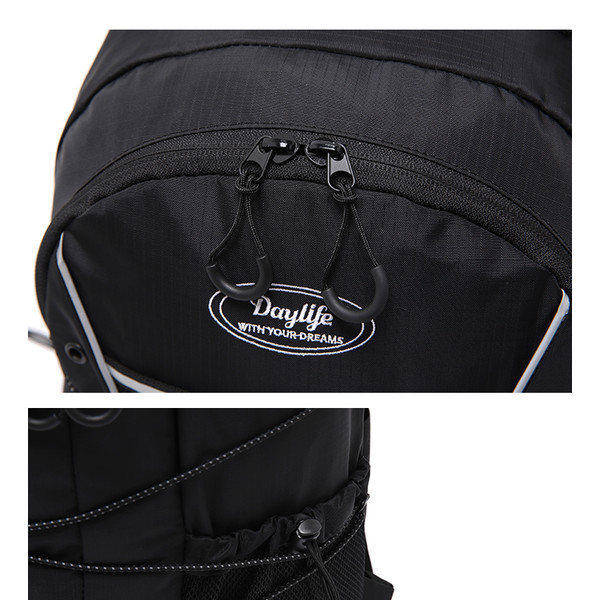 デイライフ リュック ブラック Daylife デーライフ デイライフ DOUBLE STRING BACKPACK ダブル