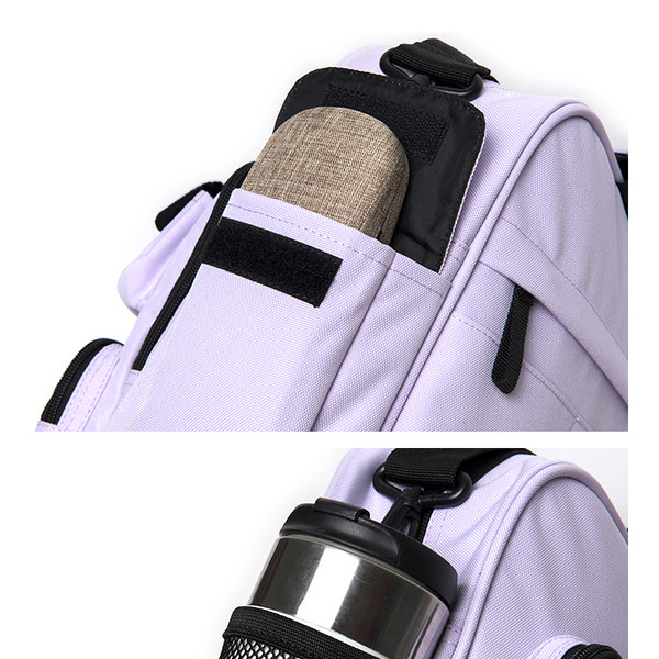 バッグ・カバンその他 [DAYLIFE] MULTI POCKET PLUS CROSS BAG #PURPLE DAYLIFE MULTI POCKET PLUS CROSS BAG (PURPLE) : デイライフ