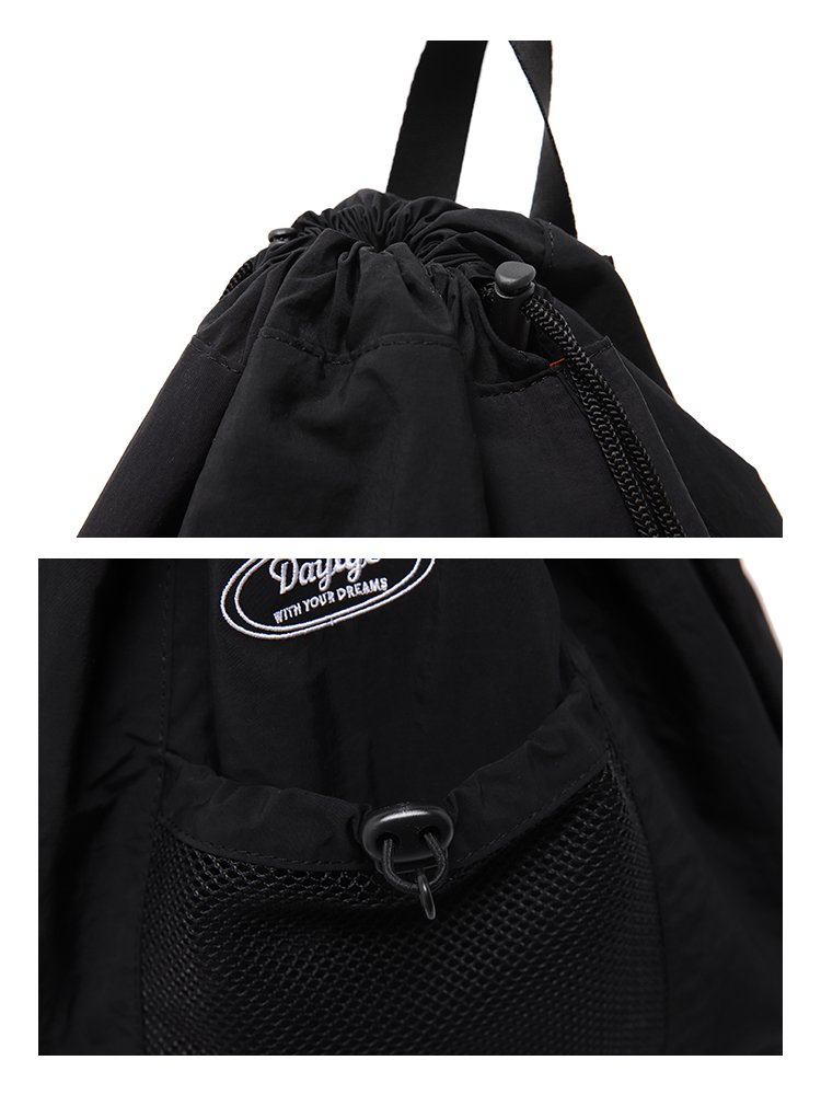 DAYLIFE LAYER STRING BACKPACK (BLACK) : デイライフ - 私たち