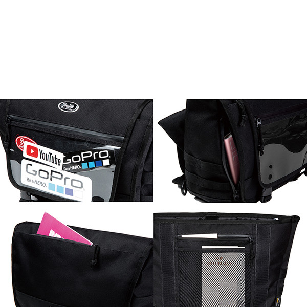 DAYLIFE TEN MESSENGER BAG (BLACK) : デイライフ - 私たちが