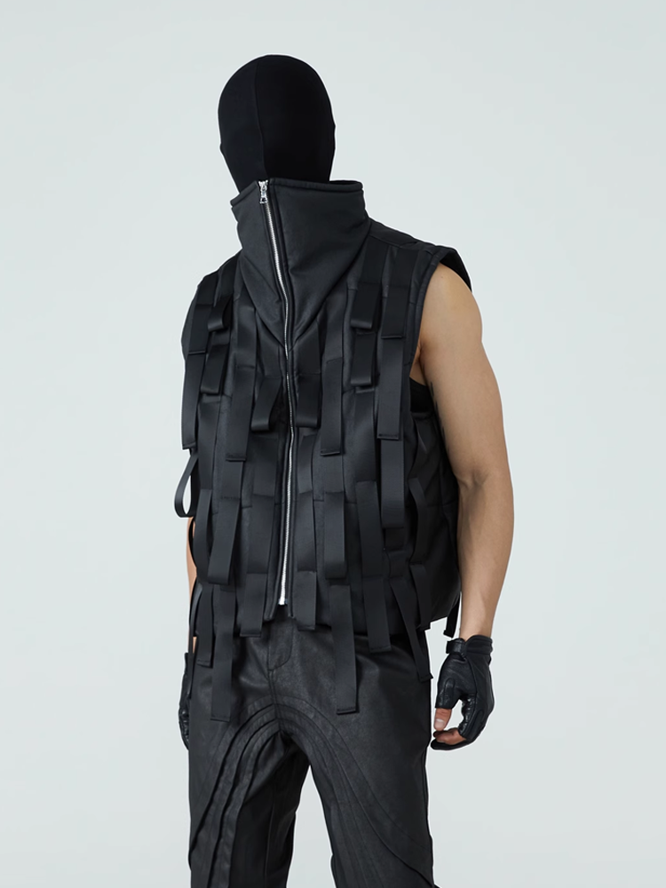 Thickened webbing vest jacket : 콰스 KUAS