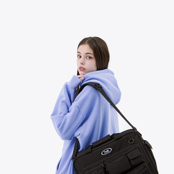 バッグ・カバンその他 [DAYLIFE] MULTI POCKET PLUS CROSS BAG #BLACK DAYLIFE MULTI POCKET PLUS CROSS BAG (BLACK) : デイライフ
