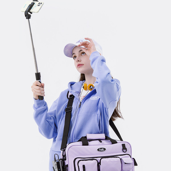バッグ・カバンその他 [DAYLIFE] MULTI POCKET PLUS CROSS BAG #PURPLE DAYLIFE MULTI POCKET PLUS CROSS BAG (PURPLE) : デイライフ