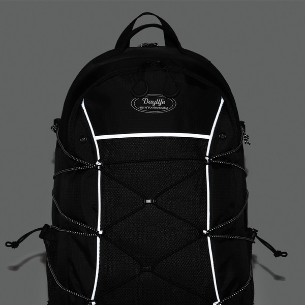 DAYLIFE DOUBLE FRAME BACKPACK (BLACK) : DAYLIFE - Inspired