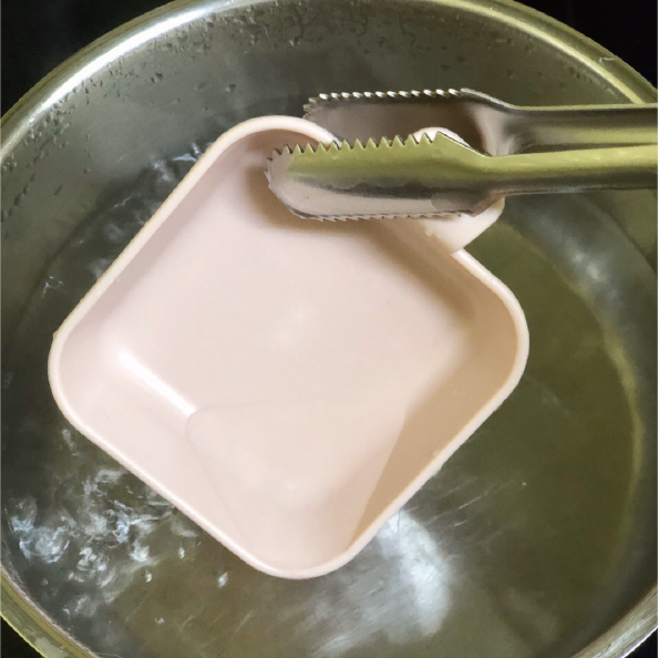 熱湯消毒と冷凍保存可能