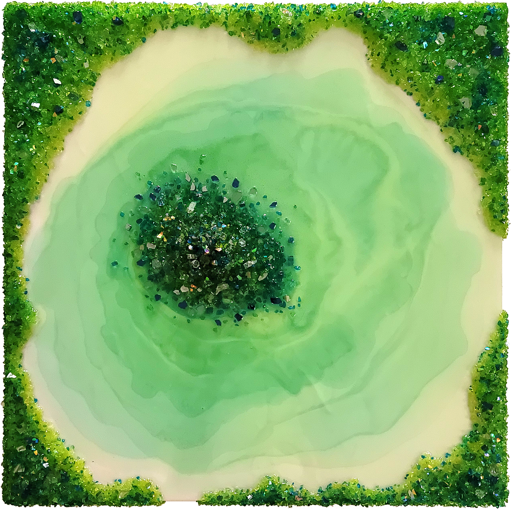 [ 산호섬1 ] Coral_Treasure Island 1  / W:57cm H:57cm