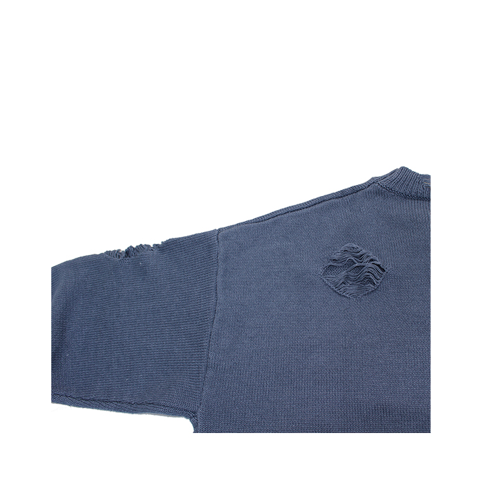 ニット・セーター IONSEOUL Blue Scar Graphic Knit JH072 Blue Scar Graphic Knit│블루 스카 그래픽 니트 : 아이온서울