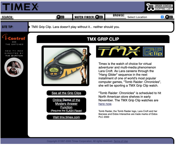 Timex tmx sales grip clip