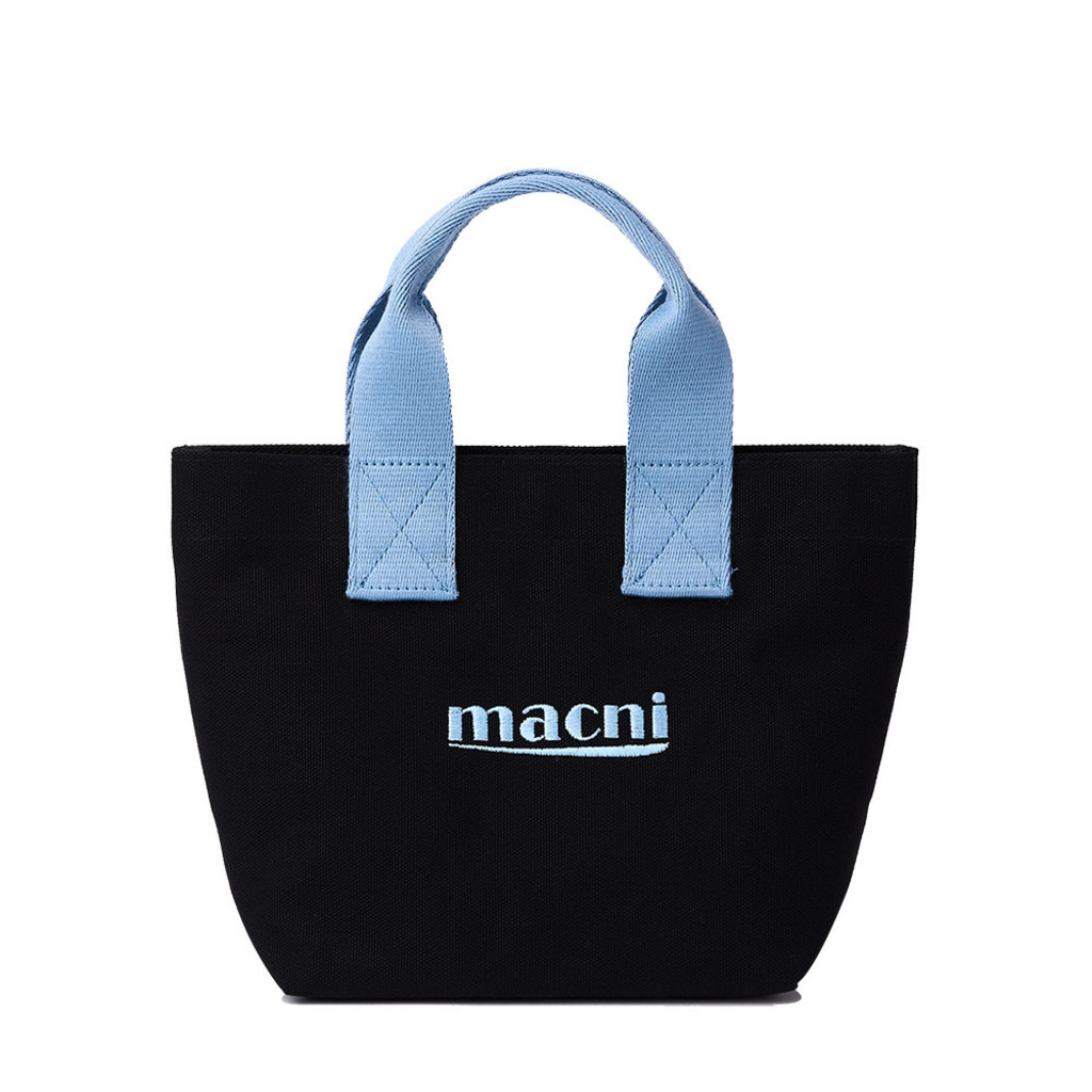 MINI CANVAS TOTE BAG_SKY BLUE macni