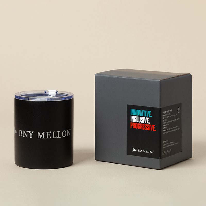 BNY Mellon 미니멀 스텐머그