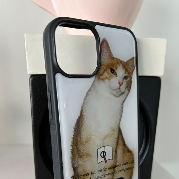 【韓国Attends アテンズ】Dog and Cat Word Card Epoxy Case Dog and Cat Word Card Epoxy Case : attendsKR