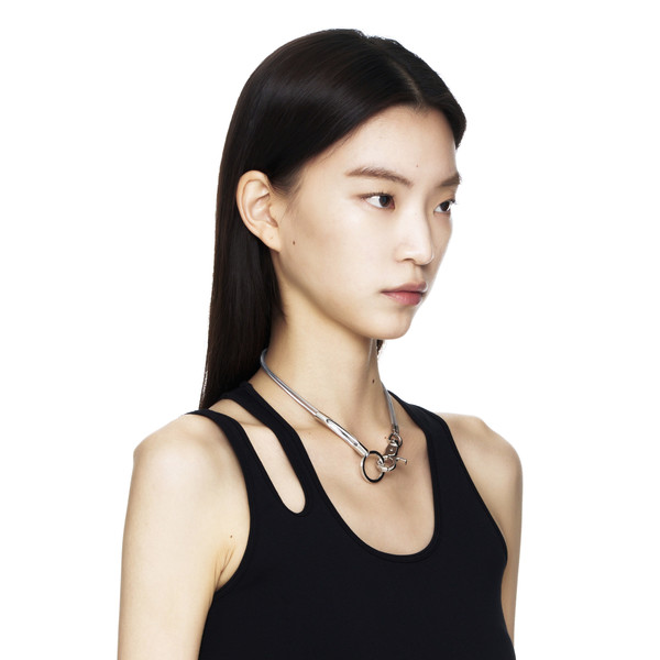 3way Sporty Necklace (Glossy Silver) : SAGEGA 세이지가