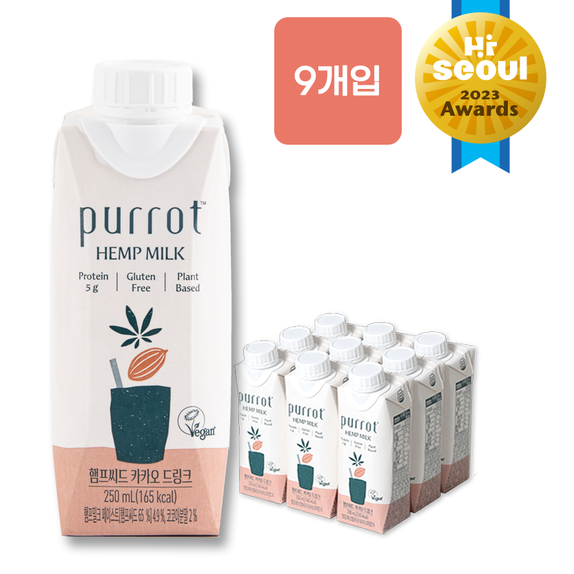 <p style="text-align:left; font-size:16px; margin-top:26px;"> 퓨롯 햄프밀크 카카오 250mL 9개입(mini box) <br><span style="color:#666;">₩ 33,000 </span></p>