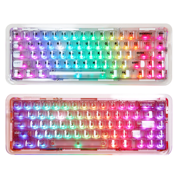 Monstargear AQUA67 RGB hot-swap wired/wireless keyboard : Monstargear