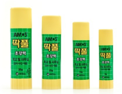아모스 ,딱풀 , 고체풀, 아모스 딱풀 35g 고체풀