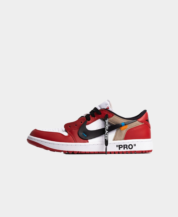 OFF WHITE Air Jordan 1 Low Golf Chicago en Khalhon