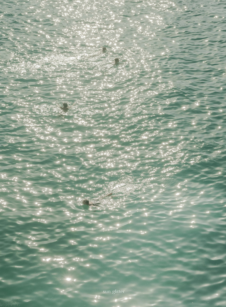 sun glitter on sea poster : comfylab
