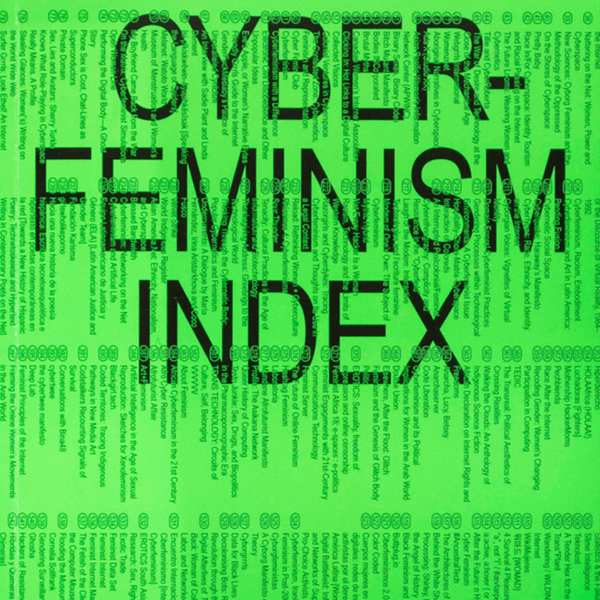 Cyberfeminism Index The Book Society