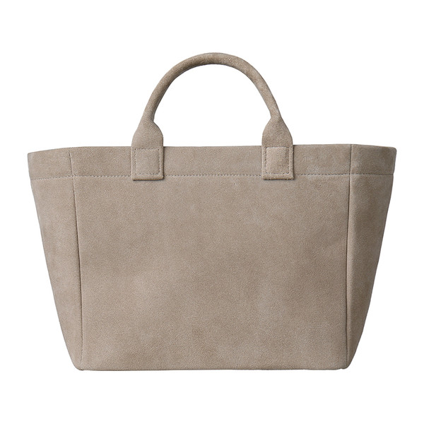 SWEDE LEATHER TOTE BAG/SAND BEIGE