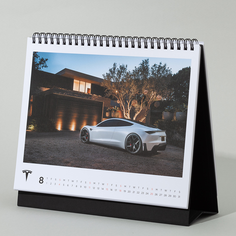 Tesla 썸네일 캘린더