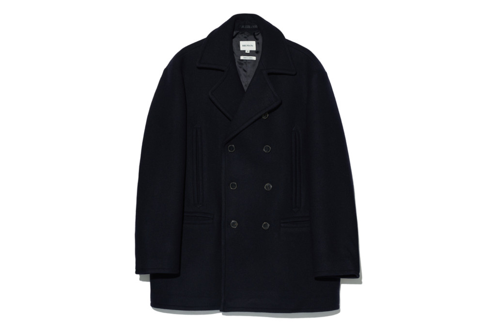 Wool Pea Coat(Navy) </br>Price  359,000