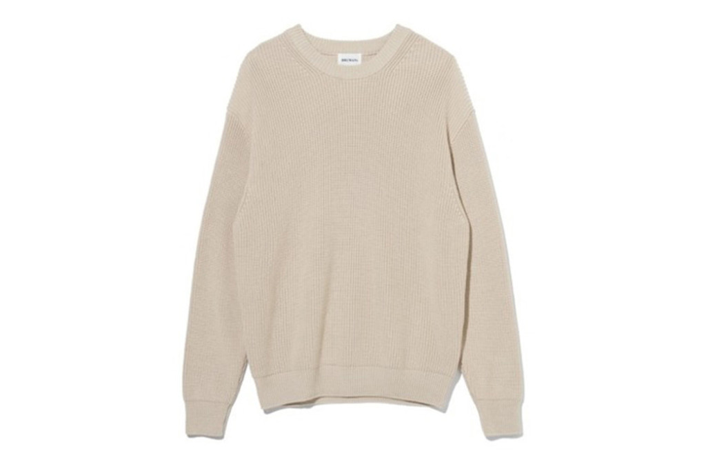  7 Gauge Crew Neck Knit (Oatmeal) </br>Price   125,000
