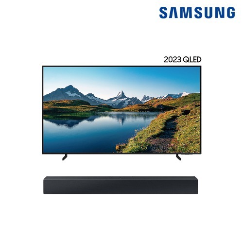 삼성 75인치 QLED TV+사운드바 
