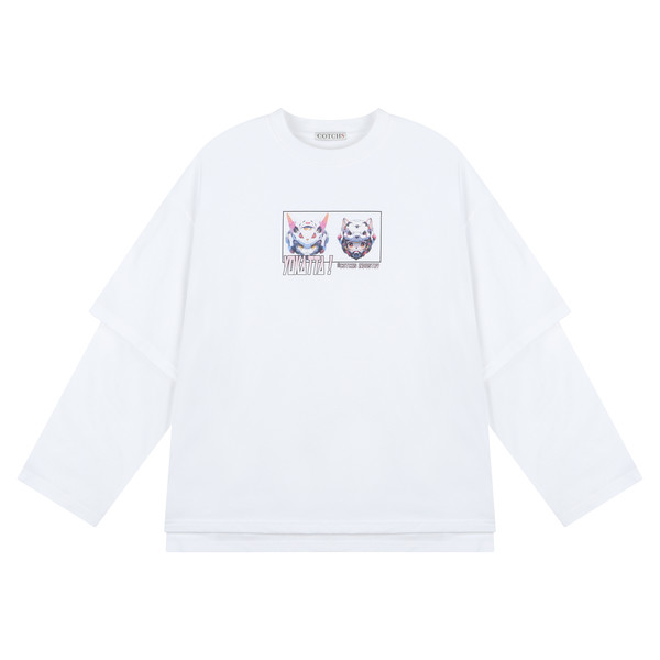 COTCHS★韓国★人気★男女兼用★YOKATTA LAYERED TEE(SUPER BIG) YOKATTA LAYERED TEE(SUPER BIG) : COTCHS 카치스